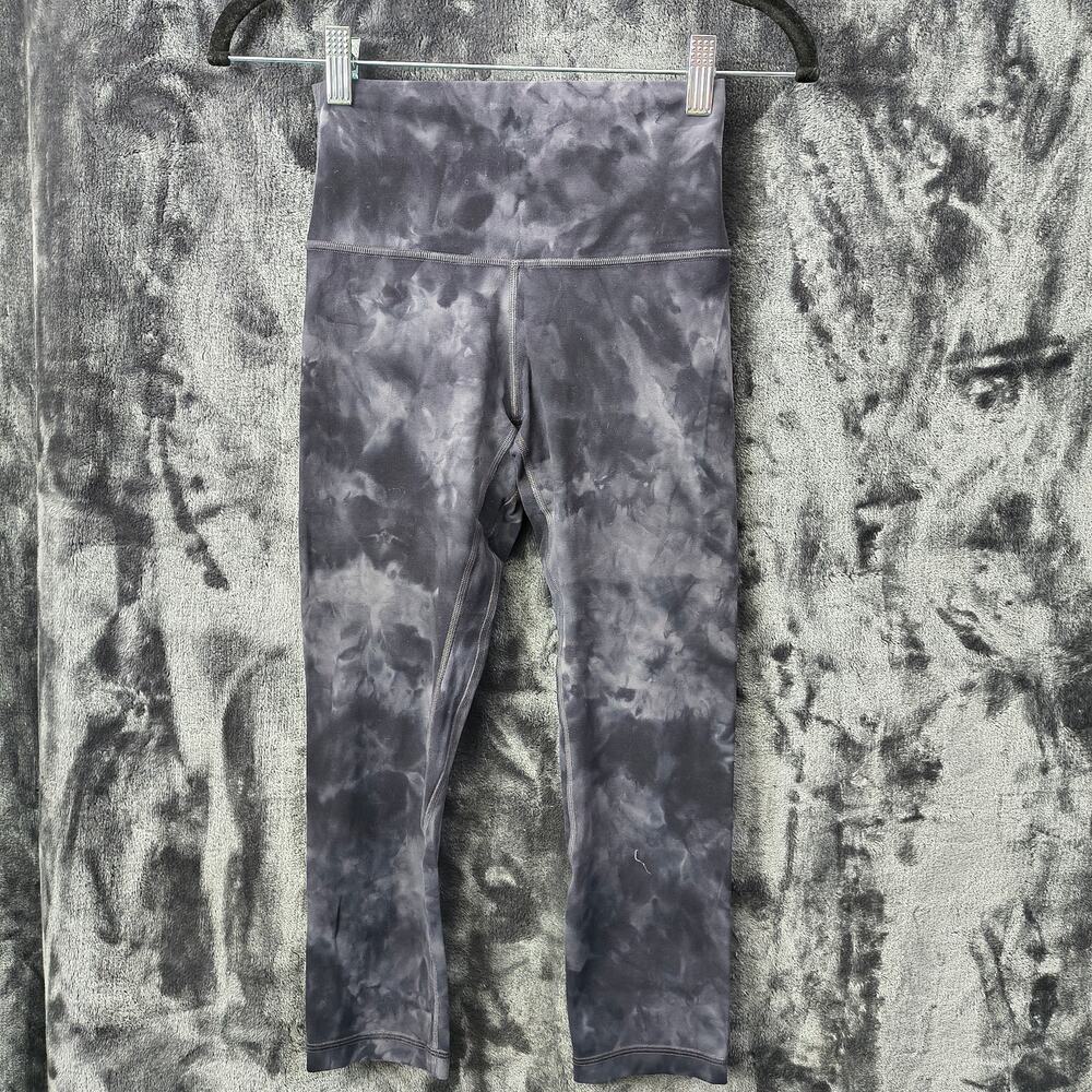 Lululemon Align High-Rise leggings Diamond Dye Pitch Grey Graphite Grey Womens 4